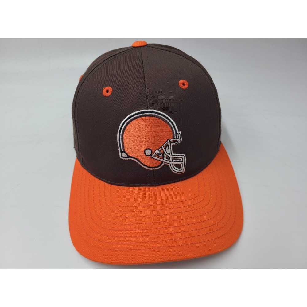 Vintage‎ Cleveland Browns Twins Enterprise Snapback Hat Cap Men NFL Brown Orange